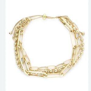 2 gold bracelets : Panacea gold layered bracelet and BP bracelet